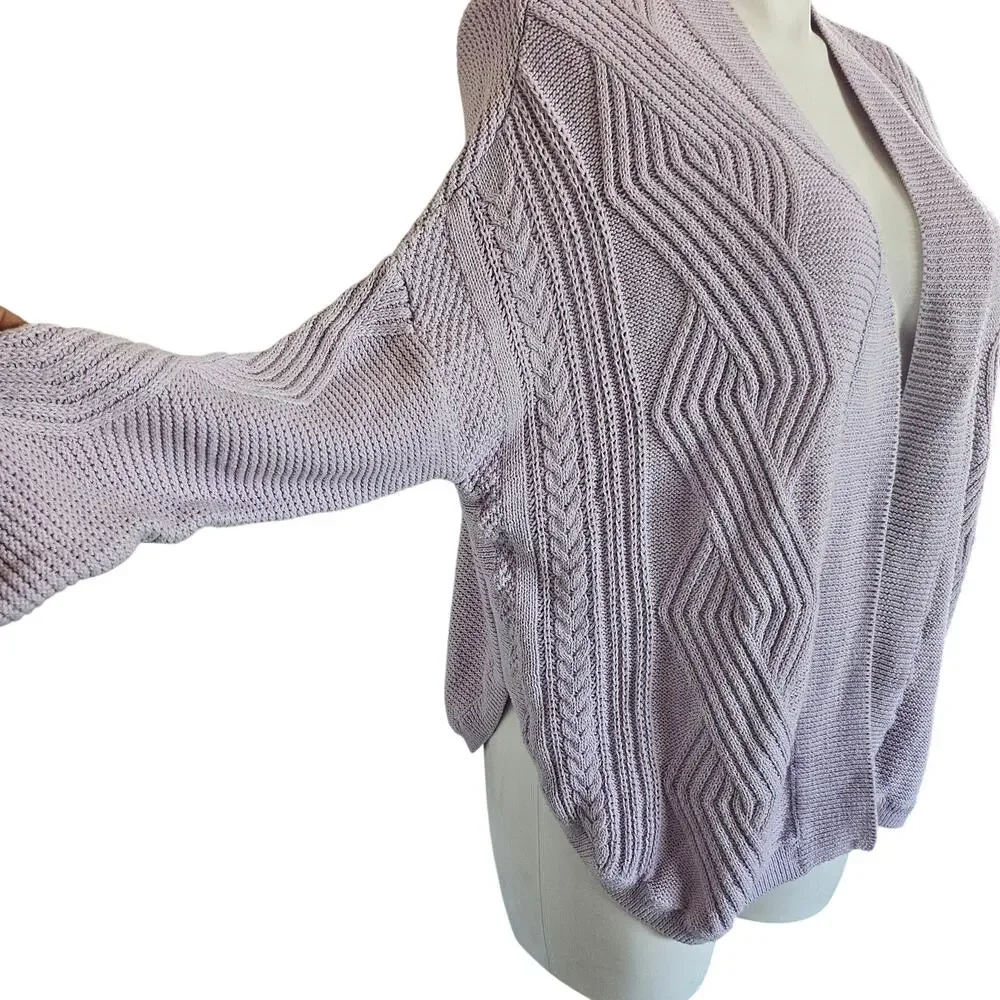 Universal Thread cardigan open front lavander sz L - Picture 3 of 7
